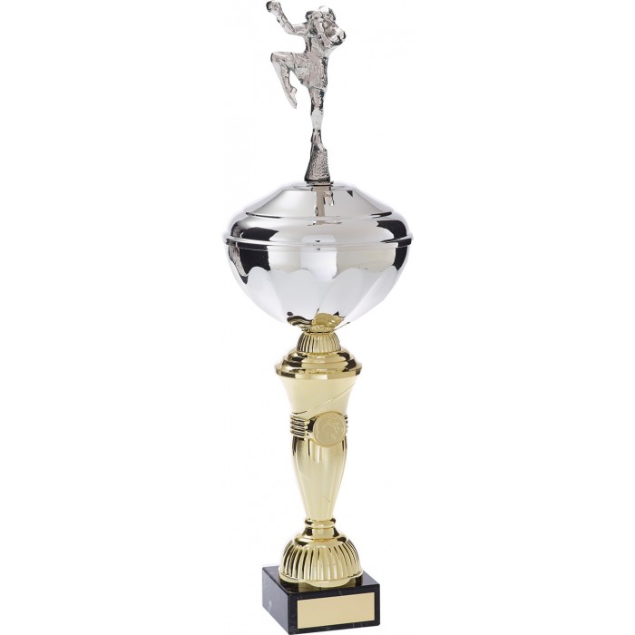 THAI BOXING FIGURE METAL TROPHY  - AVAILABLE IN 5 SIZES